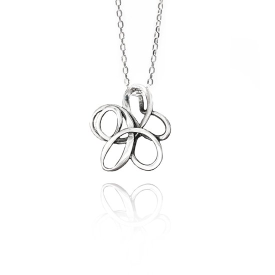 Сребърна висулка АRT FLOWER