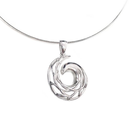 Сребърна висулка Spiral Line