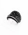 Сребърен пръстен Palladium Black SWAROVSKI