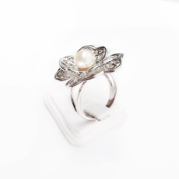 Сребърен пръстен gentle pearl