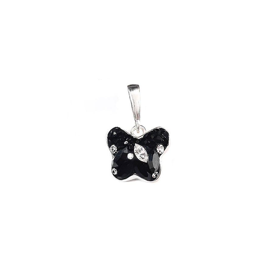 СРЕБЪРНА ВИСУЛКА СЪРЦЕ с камъни Swarovski®