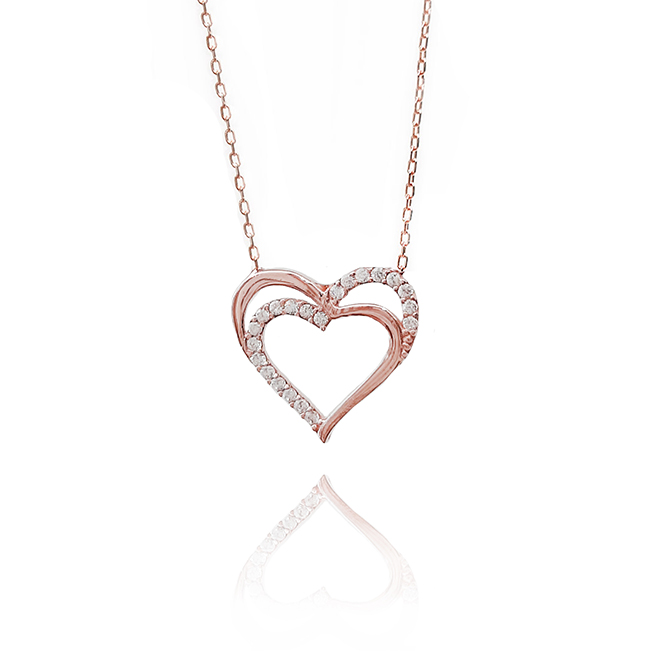 Сребърно колие LOVELY 2