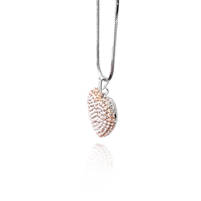 Колие Сърце Swarovski