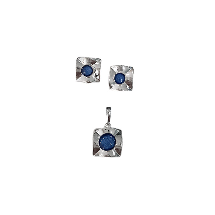 Сребърен комплект Сърца COLORS OF JEWELRY