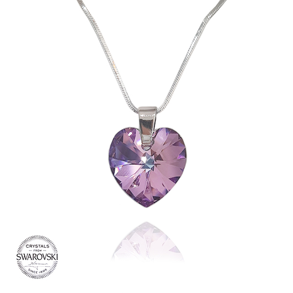 Колие Сърце L Swarovski